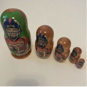 Denver Broncos Russian Nesting Dolls -Manning